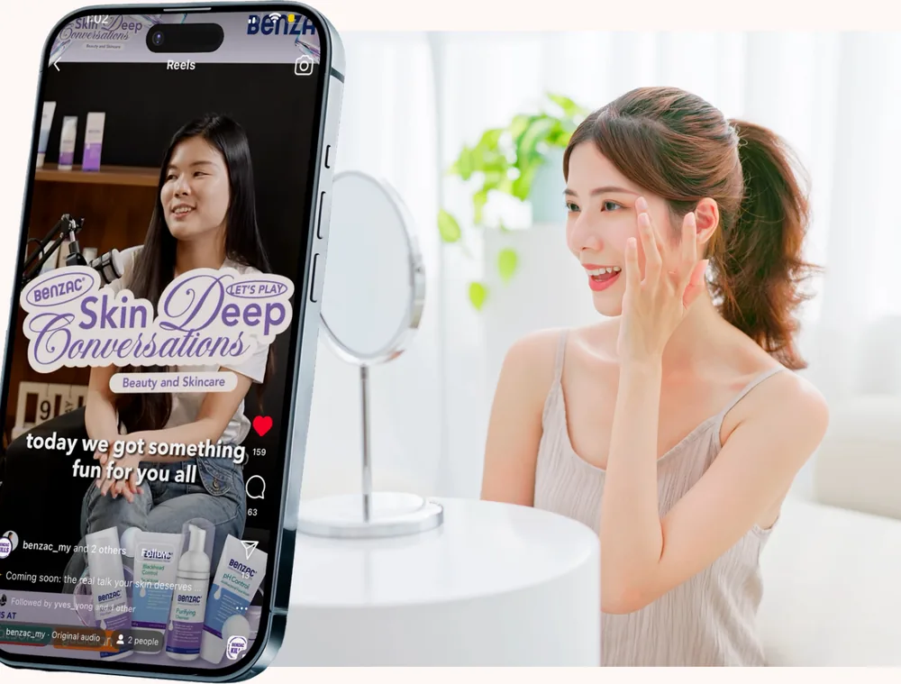 Benzac Malaysia campaign — 102,340 organic views on a single episode