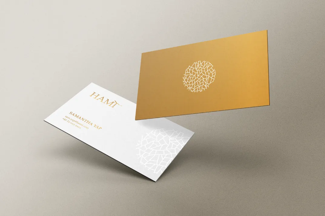HAMI business card design