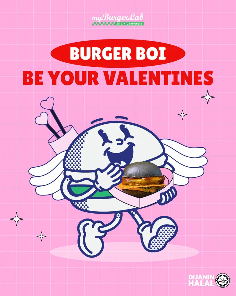 Burger Boi Valentine's Day post