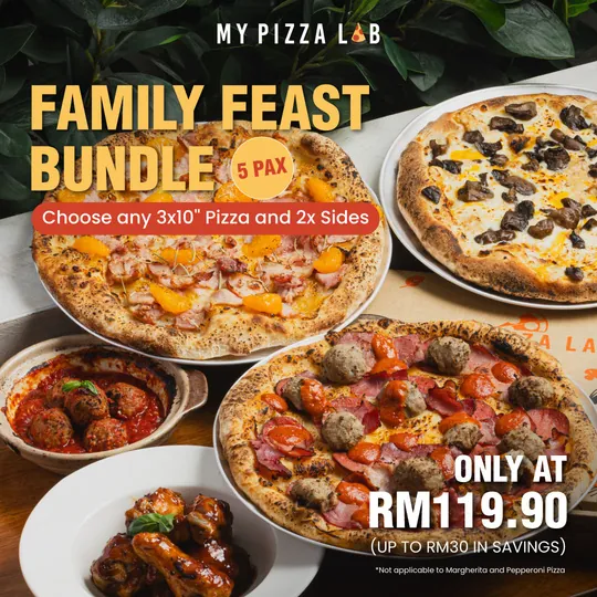 My Pizza Lab Family Feast Bundle promotion