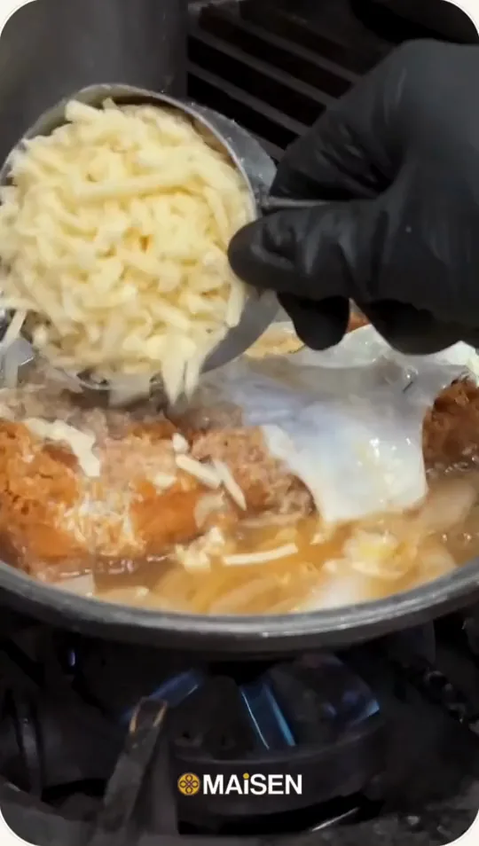 Maisen cheese katsu food reel